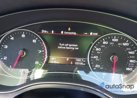 2013 Audi A6 3.0T Premium z USA, uszkodzony, nr VIN WAUGGAFC3DN132404